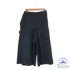 ☆美品☆ UNIQLO ユニクロ パンツ ワイドパンツ ウエストゴム チャック付 レディース ブラック Ｍ 901-4503 送料無料 古着