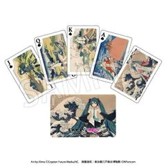 葛飾北斎×初音ミク A3アクリルパネル 2種セット 再販】葛飾北斎×初音ミク シリアルナンバー入りA3アクリルパネル