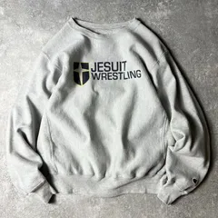 00s Champion 2段 カレッジ プリント プレミアム リバースウィーブ スウェット トレーナー / 00年代 オールド チャンピオン グレー