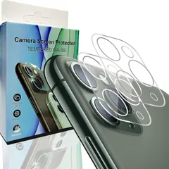 For iPhone 11 Pro カメラフィルム iPhone 11 Pro Max カメラカバー アイフォン11 Pro / 11 Pro Max レンズ 保護フィルム 日本製素材旭硝子製 硬度9H 指紋防止 貼り付け簡単 浮きなし 全面保護 超薄型  0