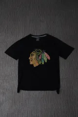 80 ' s CHICAGO Blackhawks INDIAN LOGO TEE