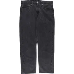 古着 リーバイス Levi's 505 ブラックデニム テーパードデニムパンツ メンズw35相当/eaa553684