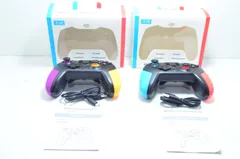 【未使用】　switch コントローラー 2個セット (パープル＆オレンジ) (ブルー＆レッド）