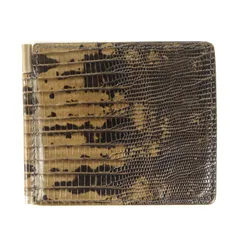 TOM FORD トムフォード クロコ 型押し レザー マネークリップ Y0161T 二つ折り 札入れ カード ホルダー ケース コンパクト ウォレット マルチカラー イタリア製 ブランドのサムネイル