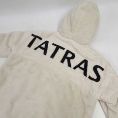 タトラス HEDI エディ ボアジャケット フリースジャケット 背中ロゴ 3 ホワイト MTAT22A4778-L メンズ TATRAS