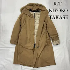 K.T KIYOKO TAKASE キヨコタカセ ジャケット、上着 ダウンジャケット インナーダウン付きスプリングコート ライトブラウン サイズ:9