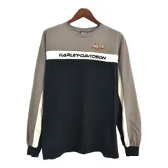 HARLEY DAVIDSON ハーレーダビッドソン モーターサイクル 長袖Ｔシャツ ブラック(メンズ L)中古 古着 U0881