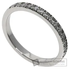 ティファニー ハーフエタニティ ダイヤ 6.5号 リング Pt950 2838 TIFFANY&Co. ティファニー チャネル セッティング ハーフ
