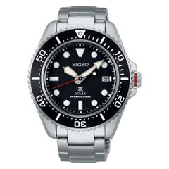 シルバーブラックベゼル:ブラック セイコーウオッチ 腕時計 プロスペックス DIVER SCUBA ソーラー SBDJ051 メンズ シルバー