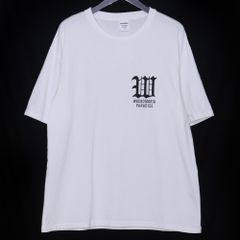 WACKO MARIA ワコマリア オールドイングリッシュ体 半袖Tシャツ 黒
