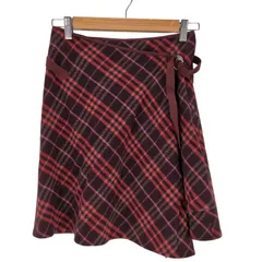 バーバリーブルーレーベル BURBERRY BLUE LABEL ノヴァチェック ラップスカート レディース  36