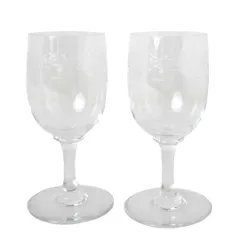 Baccarat / バカラ セピーヌ ワイングラス 2客セット ペア バカラクリスタル クリア 口径5.2×高さ12.5(cm) NT 美品 Aランクのサムネイル