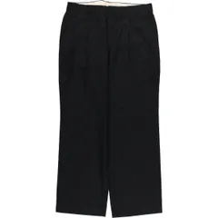 古着 80~90年代 タウンクラフト TOWN CRAFT ストライプ柄 ツータック ウールパンツ スラックス メンズw34相当 ヴィンテージ/eaa568350