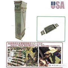 ◎【米軍放出品】アンモボックス アンモ缶 M120迫撃砲用 弾薬ケース アーモ缶 ミリタリー 弾薬箱 工具箱 (140) ☆BA28IK-2