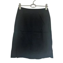 GIVENCHY　ジバンシー　サイズ36　シルク混 タイトスカート　ブラック GIVENCHY - GIVENCHY ジバンシー サイズ36 シルク混 タイト