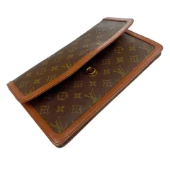 【希少ヴィンテージ⭐️ LOUIS VUITTON】 ルイ・ヴィトン  ポシェット・ダム GM     モノグラム ブラウン　 レア生産終了品年代物　 セカンドバッグ　 クラッチバッグ　 M51810   24021105000V（AYA）