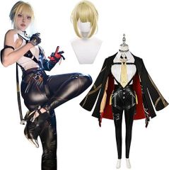 ゼンレスゾーンゼロ イヴリン・シェヴァリエ コスプレ 衣装 学園祭 文化祭 撮影 ハロウイン パーティー コスチューム 男女兼用 ウィッグ付き