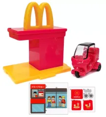 【中古】ハッピーセット マクドナルド レストラン＆マクドナルド デリバリーバイク 「トミカ 第1弾」 ハッピーセット