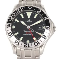 オメガ OMEGA 2538.20 シーマスター GMT デイト 自動巻き メンズ ...