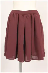 ルシェルブルー LE CIEL BLEU シフォン タック キュロット /kf0527のサムネイル