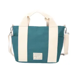 ☆ ピーコック ☆ KATOEN カトゥーン ２WAYショルダーバッグ トートバッグ 小さめ レディース ミニトートバッグ ミニトート ミニトートバック トートバック ショルダーバッグ ショルダーバック キャンバスバッグ 斜め掛けバッグ バッグ バック メンズ