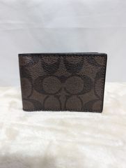 匿名配送 即購入可 COACH コーチ カードケース シグネチャー 2つ折り ジャンク