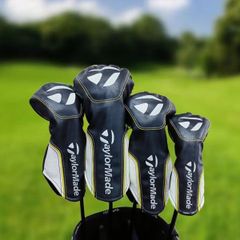TaylorMade テイラーメイド  ゴルフクラブヘッドカバー 4点セット ドライバー ウッド UT カバー