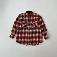 90s Dodgest オンブレチェックシャツ　グランジ　ネルシャツ T2125 C3