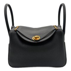エルメス(HERMES) リンディ26 黒 トリヨン ゴールド金具 K刻印(2025年製造) 新品 レディース ショルダーバッグ