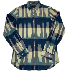 J.CREW UK ジェイクルー ネイティブ シャツ チェック ストライプ 古着 アメカジ 染め