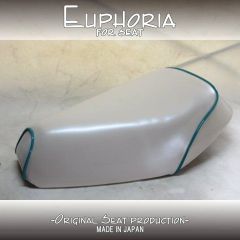 □【Tact タクト　AF09】カスタムシート　白　パイピンググリーン《Euphoria》張替え済!! MK50115
