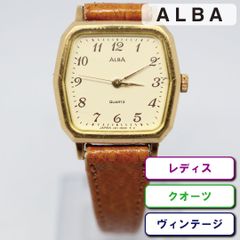 稼働品】SEIKO ALBA レディス 腕時計 ヴィンテージ 6角形ケース