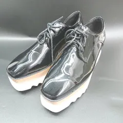 ◇ Θ chuclla 厚底 ローファー シューズ サイズ38 ブラック レディース E  【1503050043311】のサムネイル