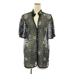 お*び様 【6日まで出品】Mame Kuroguchiミンサー織 シャツブルーサ