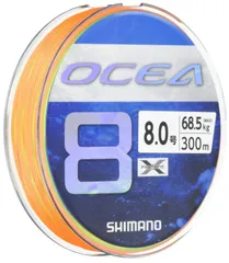 300m_8号(68.5kg)_5カラー シマノ(SHIMANO) ライン オシア8 300m 8.0号 5カラー LD-A71S 釣り糸