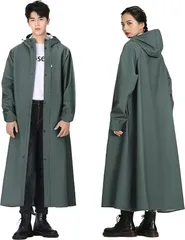 レインコート、自転車用、2025年新デザイン、女性用、男性用、バックパック対応、ポンチョ、ポケット付き、仕事や学校用、モーターサイクル用、ロング丈、防風、防水、ユニセックス、レインウェア、収納袋付属