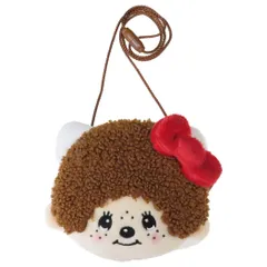 モンチッチxハローキティ ネックポーチ フェイスポシェット ケイカンパニー ミニポーチ キャラクター グッズ 