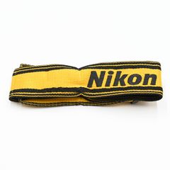 Nikon ニコン ショルダーストラップ ストラップ 黄 アクセサリー 【中古】