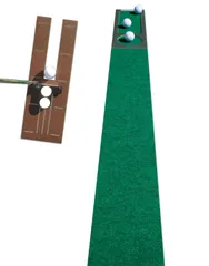 【パターマット工房から直送】 パット練習システムE 15cm×3m 最高速ベント 日本製 まっすぐぱっと・距離感マスターカップ付き