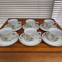 昭和レトロ⭐︎瑠璃色花模様のティーセット5点⭐︎新品未使用⭐︎手描きビンテージ 2025年最新】昭和レトロティーセットの人気アイテム - メルカリ