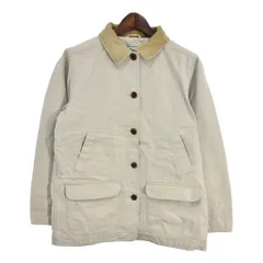 L.L.Bean エルエルビーン ハンティングジャケット アウトドア ベージュ (レディース L) 中古 古着 S0039