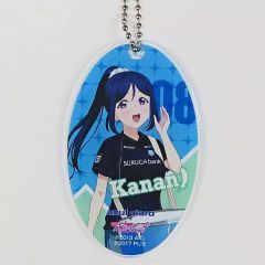 [중고] 잡화 마츠우라 카난 3rd 유니폼 러브라이브! 선샤인!! 에디션 아크릴 열쇠 고리 [러브라이브! 선샤인!! × 아슬클라로 누마즈]