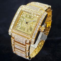 GUESS ゴールドカラー ダイヤベゼルストーン swag - メルカリ
