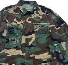 アメリカ軍 ☆ 米軍 実物 ウッドランド カモフラ 迷彩 BDU ジャケット M ミリタリー アメカジ ストリート カジュアル サバゲー 古着■BE250