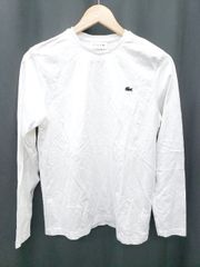 ◇ LACOSTE ラコステ 長袖 Tシャツ カットソー 表記なし ホワイト メンズ P 