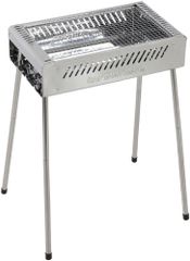 キャプテンスタッグ CAPTAIN STAG アウトドア BBQ ステンレスグリル <500> グリル コンロ BBQ バーベキュー キャンプ ステンレス 組み立て 簡単   UG0067 -