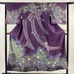 新品未使用⭐︎辻ヶ花⭐︎付下げ　絞り 黒と紫のグラデーション 2025年最新】辻が花の人気アイテム - メルカリ