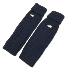 【超美品】ニューバランスゴルフ ニットレッグウォーマー ネイビー 裏起毛  レディース  ゴルフウェア New Balance