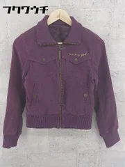 ◇ TOMMY JEANS トミージーンズ 中綿 ライナー付 長袖 ジップアップ ジャケット サイズS パープル レディース 【中古】 【1002800748686】