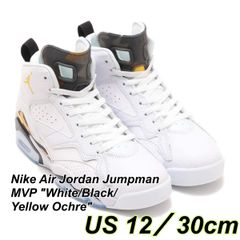 シューズ(男性用) NIKE JORDAN MVP WHITE/YELLOW OCHRE-BLACK JORDAN BRAND JORDAN MVP WHITE/YELLOW OCHRE-BLACK（ジョーダン